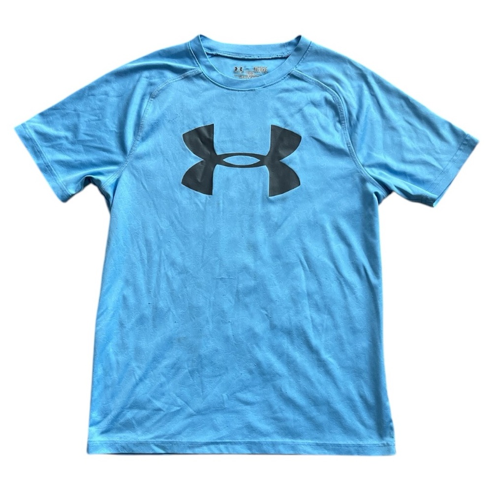 Under Armour Light Blue Shirt Size Youth Large GUC